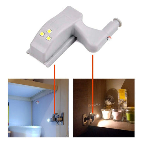 AbreLuz® Luz Led automatica para espacios reducidos 💡