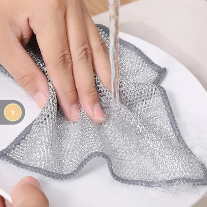 Fregamax® Combo de 5 paños metalicos 🧼