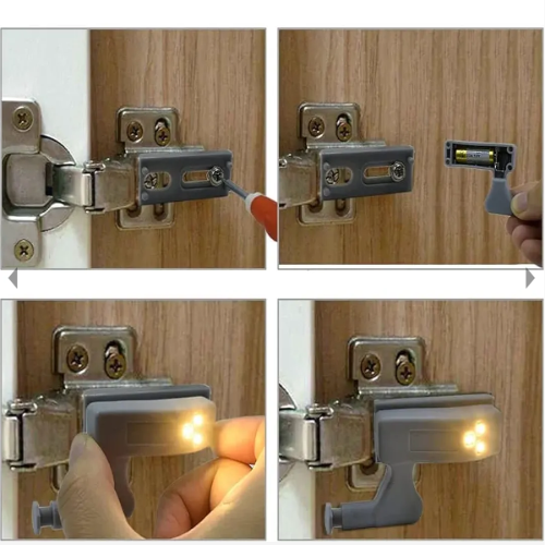 AbreLuz® Luz Led automatica para espacios reducidos 💡