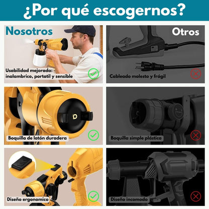 PintaFácil® Pistola para Pintar Eléctrica