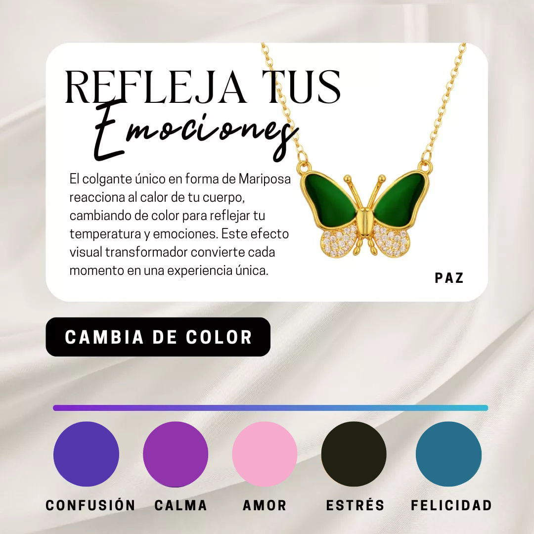 Collar ButterFly + Caja de regalo: Conecta contigo misma🦋