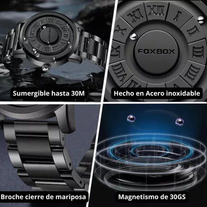 Foxbox® : Reloj Magnetico de Lujo