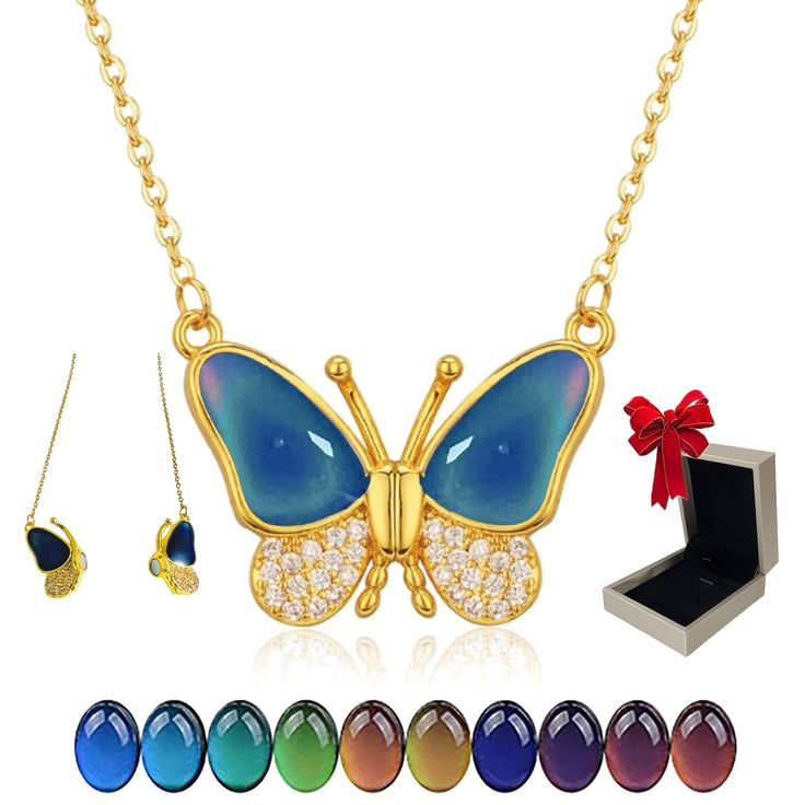 Collar ButterFly + Caja de regalo: Conecta contigo misma🦋