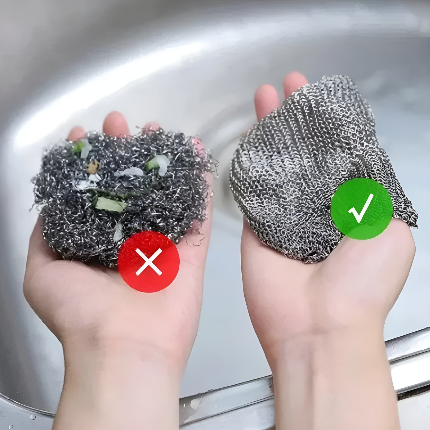 Fregamax® Combo de 5 paños metalicos 🧼